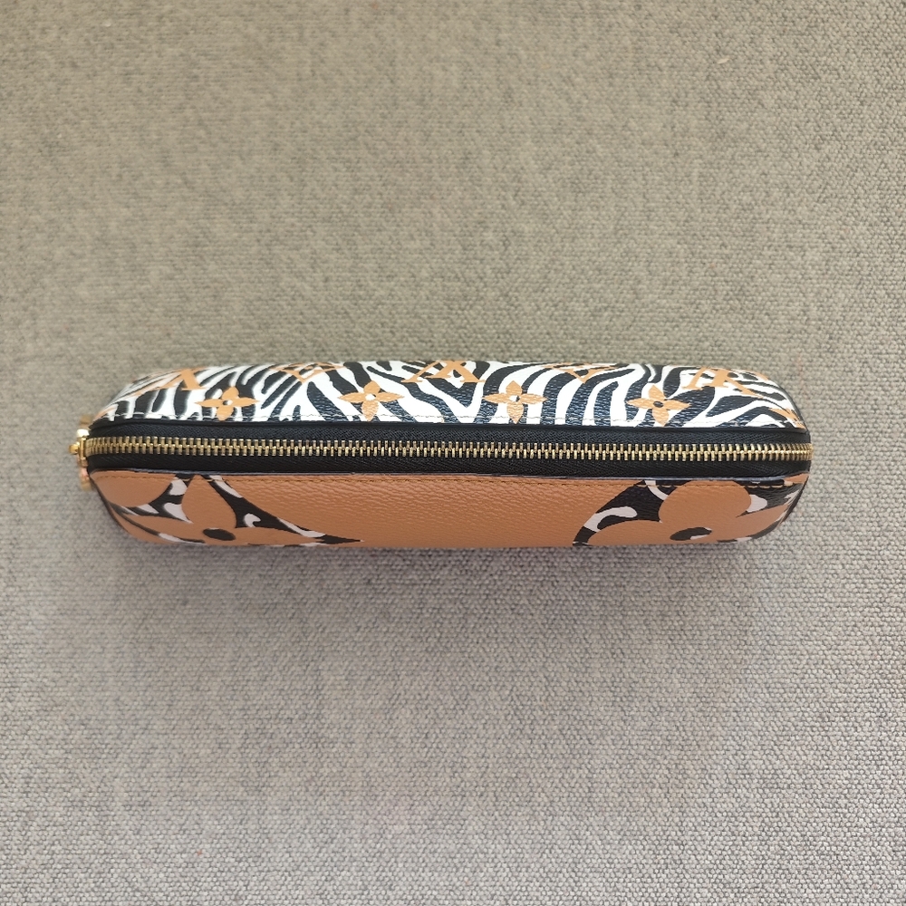 LV Large Monogram Animal Print Pencil Case